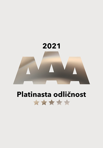 AAA Platinasta odlicnost 2021