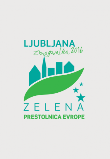 Logotip Ljubljana zelena prestolnica Evrope
