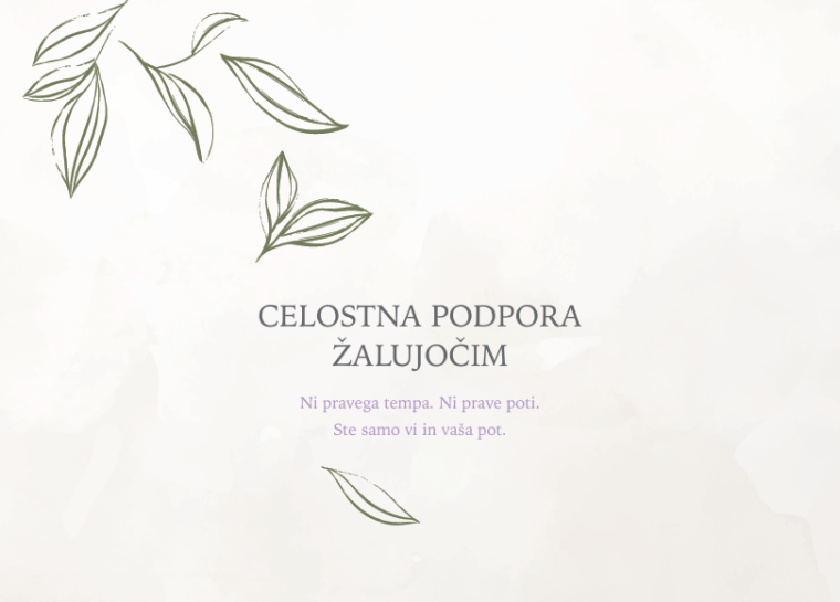 Celostna podpora zalujocim