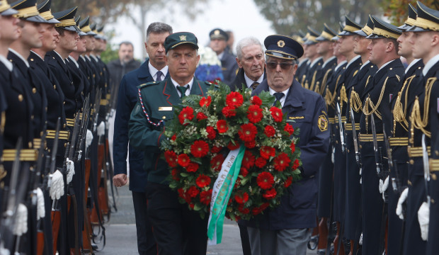 17 polaganje vencev pri spomeniku vojne za Slovenijo 91