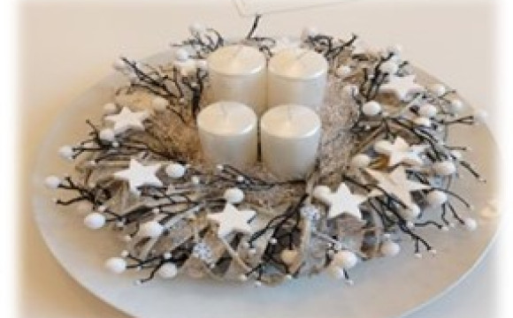 Slika novoletnega aranžmaja